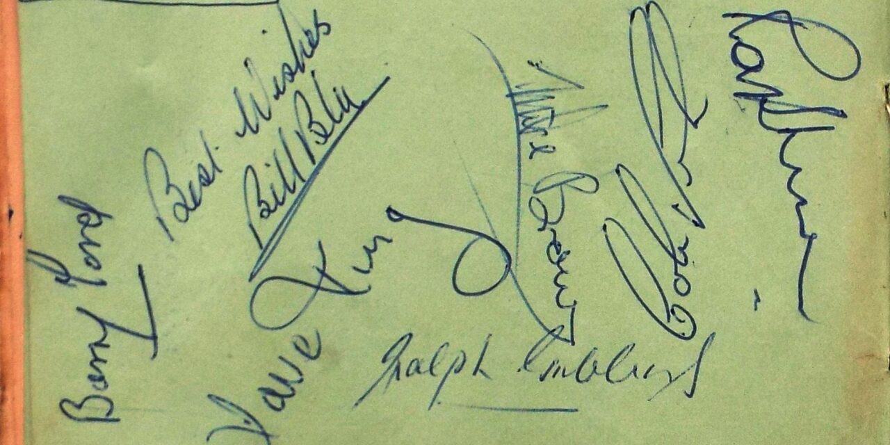 1959-60 Player Autographs